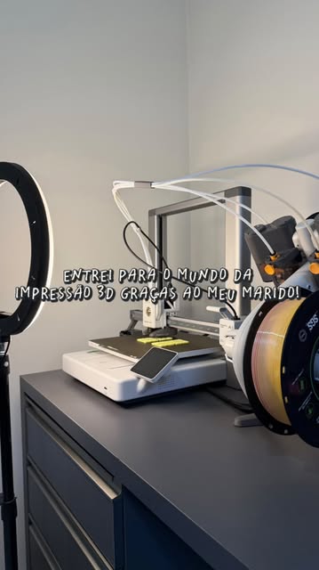 Entrei para o mundo da impressão 3D graças ao meu marido!